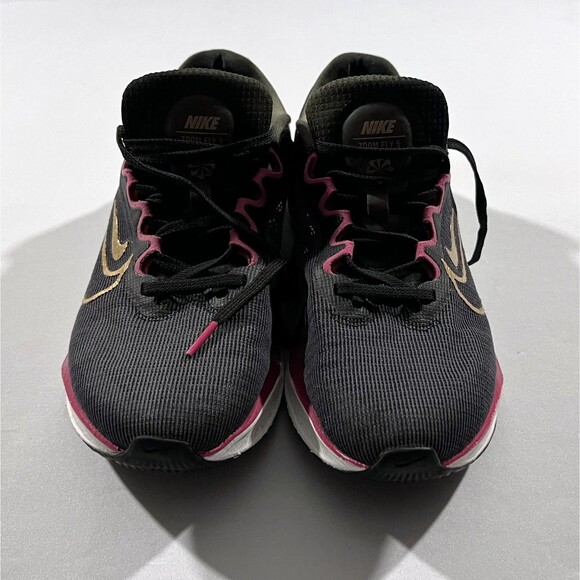 Nike Zoom Fly 5 Black Gold DM8974 004 Womens Running Shoes Sneakers Gym Sz 9 - Picture 3 of 10
